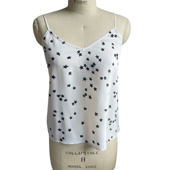 Equipment Femme Layla Cami Tank Top 100% Silk Adjustable Straps Stars Small - Picture 1 of 7